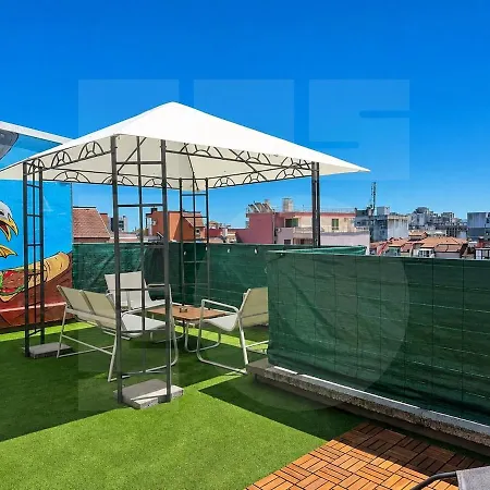 דירה 1br Rooftop Cityscape