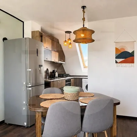 דירה 1br Rooftop Cityscape וארנה